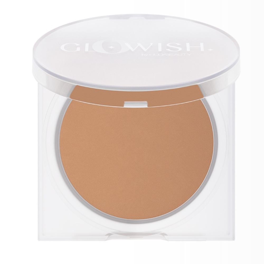 NWT HUDA BEAUTY GloWish Luminous Pressed Powder in Medium 05